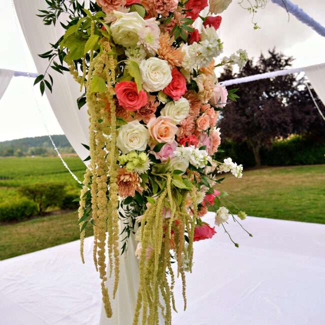 mandap flowers