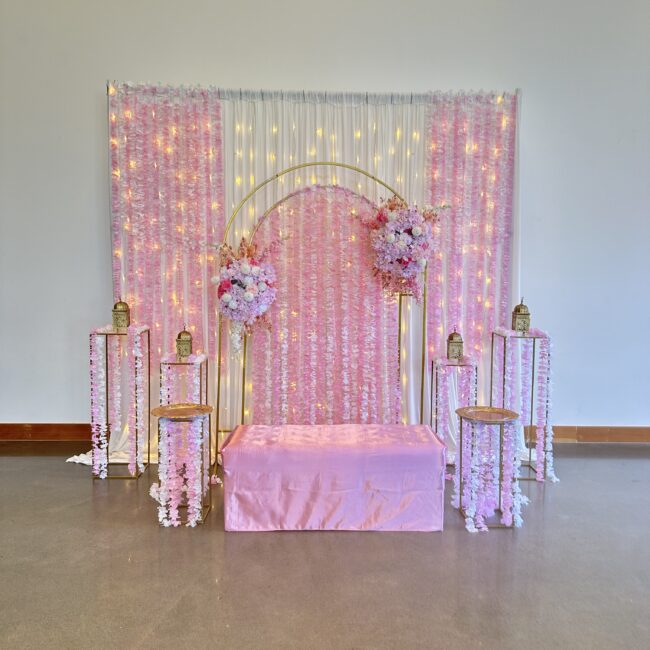 Anniversary backdrop