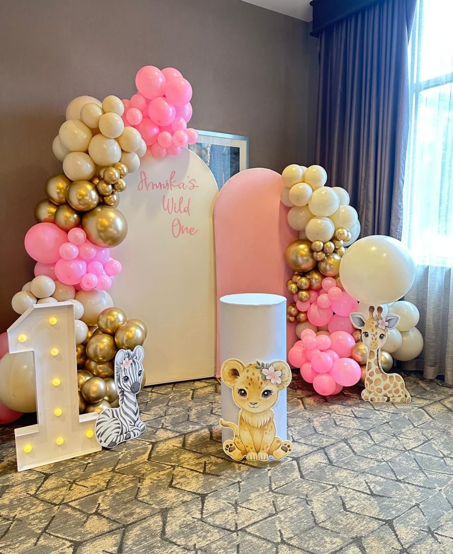 balloon arch birthday party